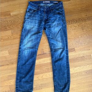 FREE WITH BUNDLE - Guess Men's Dark Blue Slim Jeans, 32x32
